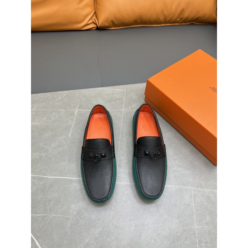 H**mes leather shoes